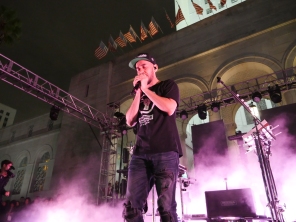 Mike Shinoda live at Identity LA in Grand Park, Los Angeles, CA. 5/12/2018. (Photo: Rachel Ann Cauilan | @rachelcansea)